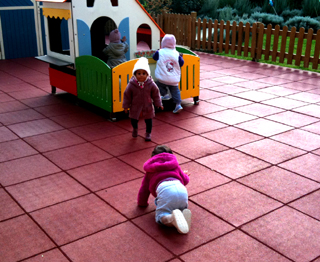 Transform your outdoor play area into a colourful and stimulating play environment with our safe, resilient, durable and non-slip surfacing. A simple hopscotch or your own design!